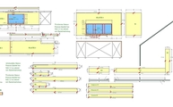 CAD Zeichnung der Küche in Reinbek