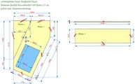 CAD Zeichnung der Santa Margherita Quarz Arbeitsplatten