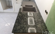 Polierte Verde Oliva Granit Arbeitsplatten