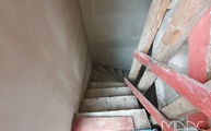 Aufmaß der Treppe im KG
