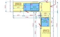 Zeichnung der Arbeitsplatten aus Granit in Rheinbach