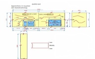 CAD Zeichnung Arbeitsplatten