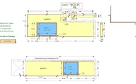 CAD Zeichnung der Küche in Rösrath