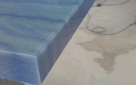 Produktion -  Azul Macabus Granit Arbeitsplatten in 2 cm