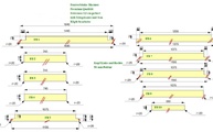 CAD Zeichnung der 10 Marmor Fensterbänke