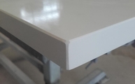 Produktion - Adak White Quarz Arbeitsplatte in 2 cm Stärke
