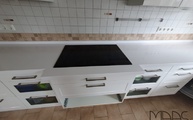 Ceranfeld in der Blanco Zeus Extreme Silestone Arbeitsplatte