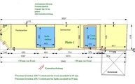 CAD Zeichnung der Silestone Arbeitsplatte für das Wohnbootshaus