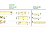 CAD Zeichnung der Fensterbänke und Bodenplatten