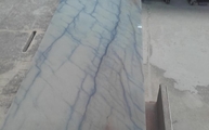 Produktion der Granit Fensterbänke Azul Boquira