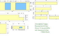 Zeichnung der Compac Quarzagglo Platten