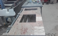Produktion - Granit Arbeitsplatte Ivory Brown / Shivakash