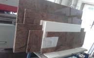 Lieferung in Ruppichteroth der Ivory Brown Granit Arbeitsplatten