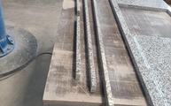 Produktion - Bianco Sardo Granit Arbeitsplatte und Wischleisten