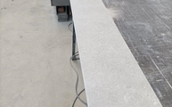 Produktion - Bottega Caliza Porcelanosa Rückwand in 10 cm Höhe