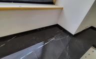 Imperial Black Select Level Keramik Arbeitsplatte mit Ausklinkung