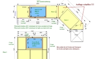 CAD Zeichnung der IKEA Küche in Schönefeld 