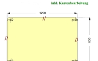 CAD Zeichnung der Marmorplatte