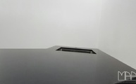 Polierte 3100 Jet Black Caesarstone Arbeitsplatten