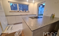 Küche in Schwäbisch Hall mit Ceppo di Gre Marazzi Arbeitsplatten