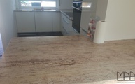 Polierte Granit Arbeitsplatten Ivory Brown