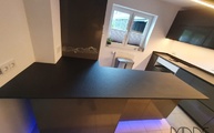 Devil Black Granit Arbeitsplatten mit Eco Antik Oberflächen