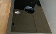 Kochfeld in der Kelya Dekton Arbeitsplatte