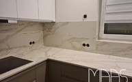 Küche in Schweinfurt mit Morpheus Dekton Arbeitsplatten und Rückwänden