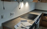 Küche in Schwerin mit Keon Dekton Arbeitsplatten 