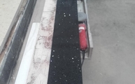 Produktion - Polierte Negro Stellar Silestone Arbeitsplatte
