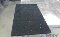 Produktion - Negro Stellar Silestone Arbeitsplatte mit polierter Oberfläche