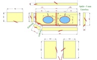 CAD Zeichnung des Granit Waschtschs