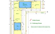 CAD Zeichnung der L-Küche in Siegburg