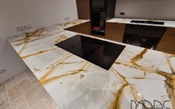 Roma Imperiale Granit Arbeitsplatte mit Ceranfeld