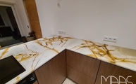 Geaderte Roma Imperiale Granit Arbeitsplatten