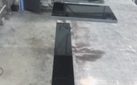 Produktion - Granit Tischplatten und Abdeckplatte Brazilien Black in 3 cm