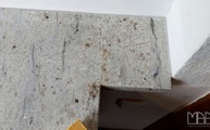Satinierte Juparana Bianco Granit Arbeitsplatten