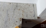 Satinierte Juparana Bianco Granit Arbeitsplatten