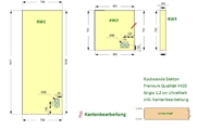 CAD Zeichnung der Dekton Rückwände