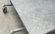 Produktion - 2 cm dicke VK03 Grigio Dekton Arbeitsplatte