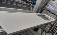 Produktion - Chianca di Ostuni Infinity Arbeitsplatte mit Schürze