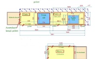 Zeichnung der Granit Arbeitsplatten Padang Dunkelgrau TG-36