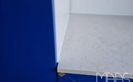2 cm dicke der Dekton Arbeitsplatte VK01 Nebbia