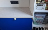 UltraMatt Oberfläche der Dekton Arbeitsplatte VK01 Nebbia