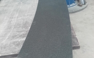 Produktion - Granit Treppen Devil Black in 2 cm