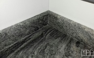 Silver Cloud Granit Wischleisten mit Bleistiftrundung