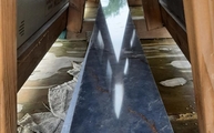 Silestone Rohplatte Parisien Bleu