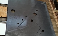 Produktion - Sirius Dekton Arbeitsplatte mit Schnitten