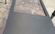 Produktion - Ausschnitt in der Sirius Dekton Arbeitsplatte