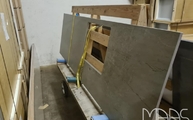 Lieferung der Dekton Arbeitsplatten und Wischleisten Soke